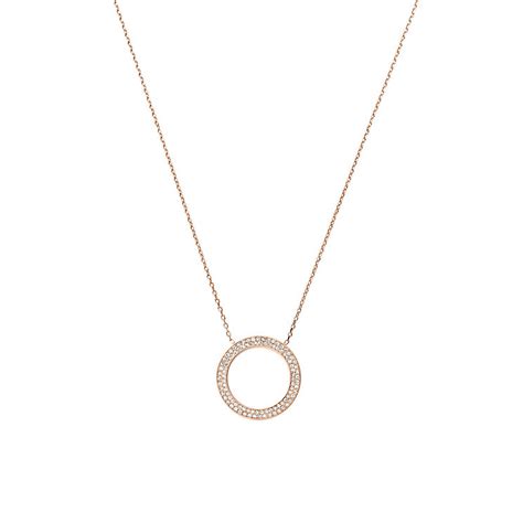 michael kors circle necklace|michael kors necklace set.